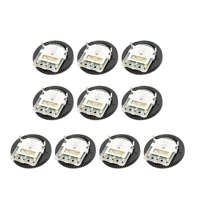 Harfington Uxcell 20K Ohm Dial  Wheel Potentiometer for Audio Stereo Volume Switch Control 16x6mm 10Pcs