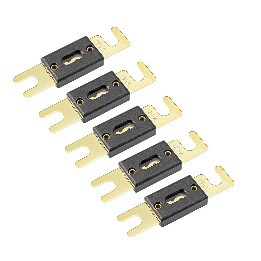uxcell Uxcell ANL Fuse 130 Amp DC 32 Volt for Audio Amplifier Inverter 5pcs