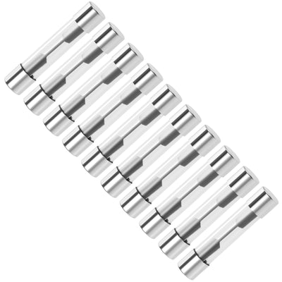 Harfington Uxcell Fuses 15A DC 32V 6x32mm Stereo Audio Alarm Amplifier Glass 10pcs