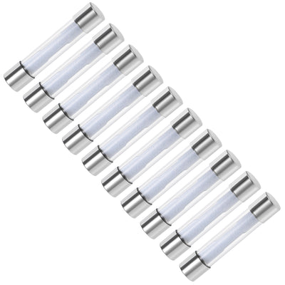 uxcell Uxcell Fuses 35A DC 32V 6x32mm Stereo Audio Alarm Amplifier Glass 10pcs