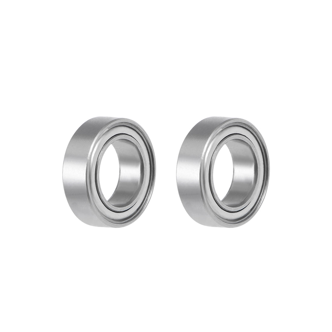 uxcell Uxcell SMR106ZZ Stainless Steel Ball Bearing 6x10x3mm Shielded MR106ZZ Bearings 2pcs