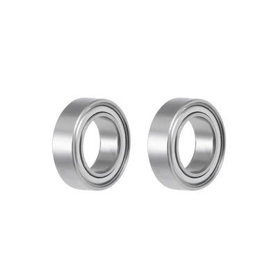 uxcell Uxcell SMR106ZZ Stainless Steel Ball Bearing 6x10x3mm Shielded MR106ZZ Bearings 2pcs