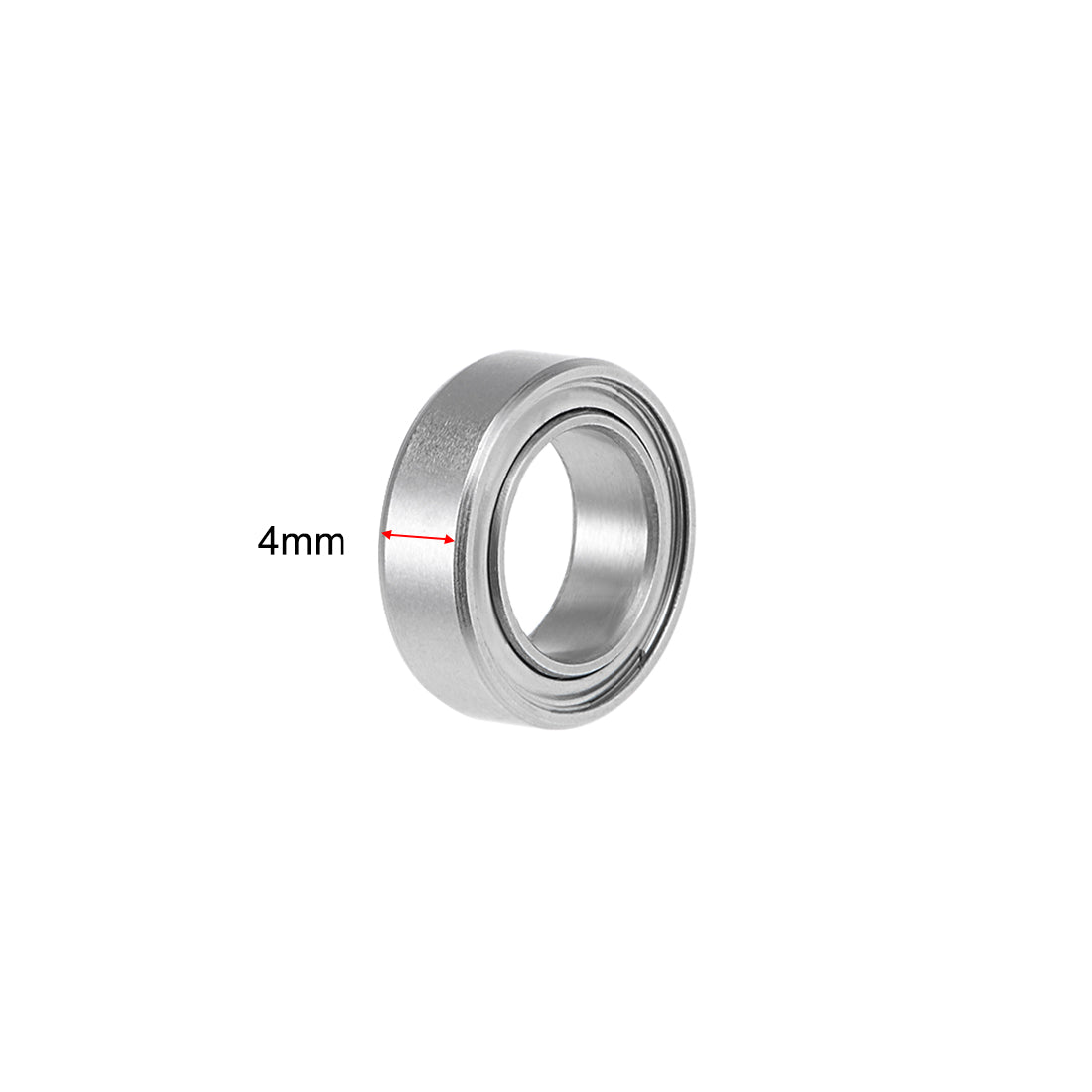 Harfington SMR138ZZ Stainless Steel Ball Bearing 8x13x4mm Shielded MR138ZZ Bearings 2pcs