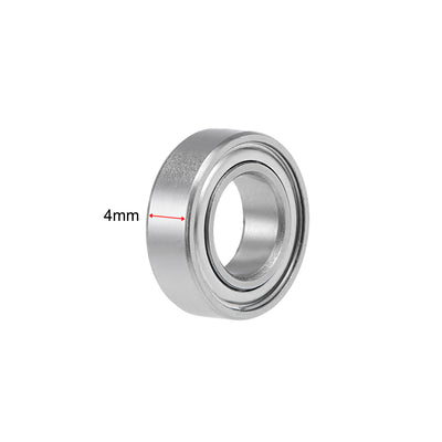 Harfington SMR137ZZ Stainless Steel Ball Bearing 7x13x4mm Shielded MR137ZZ Bearings 2pcs