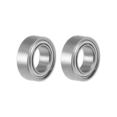 Harfington Uxcell SMR95ZZ Stainless Steel Ball Bearing 5x9x3mm Shielded MR95ZZ Bearings 2pcs
