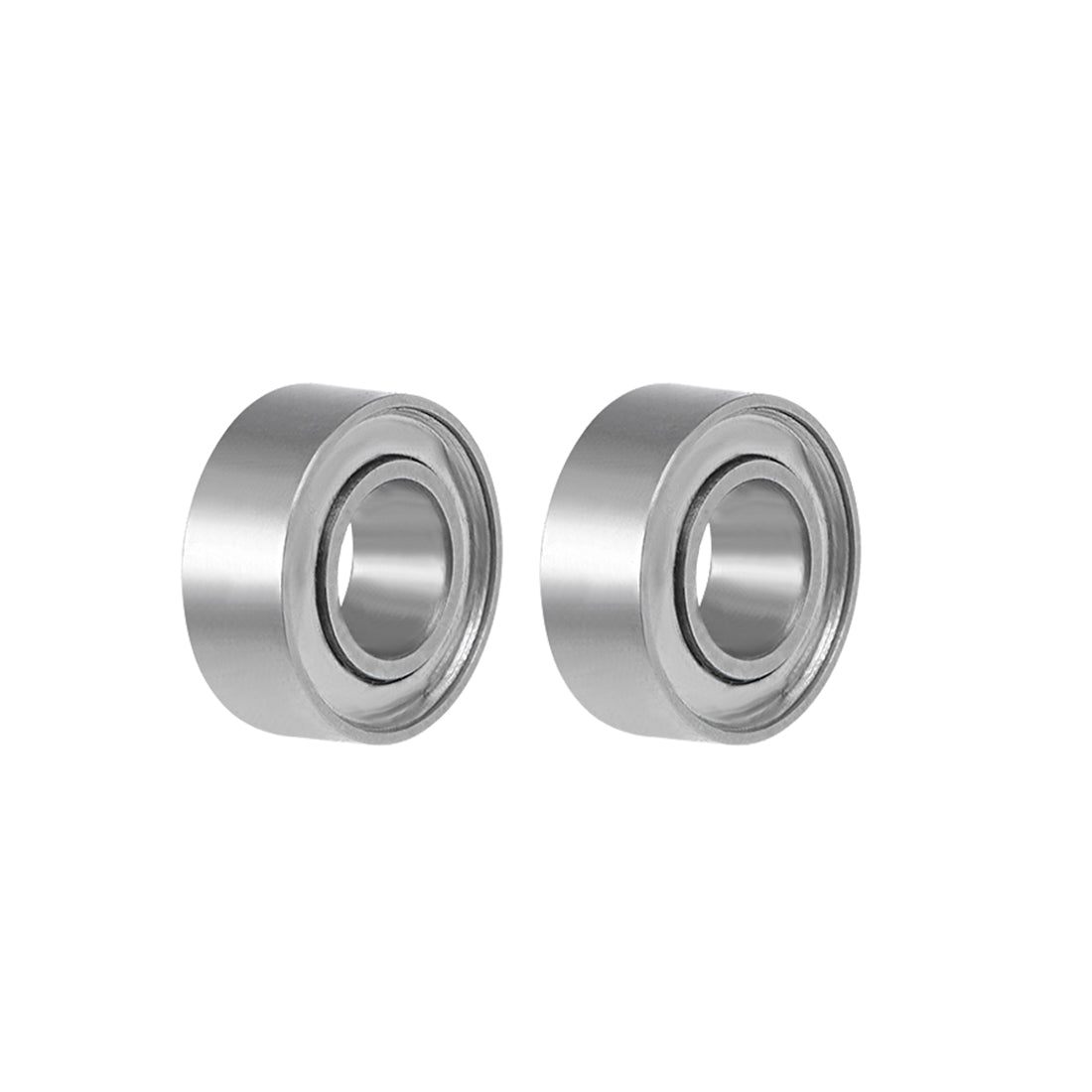 Harfington SMR84ZZ Stainless Steel Ball Bearing 4x8x3mm Shielded MR84ZZ Bearings 2pcs
