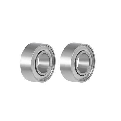 Harfington SMR84ZZ Stainless Steel Ball Bearing 4x8x3mm Shielded MR84ZZ Bearings 2pcs