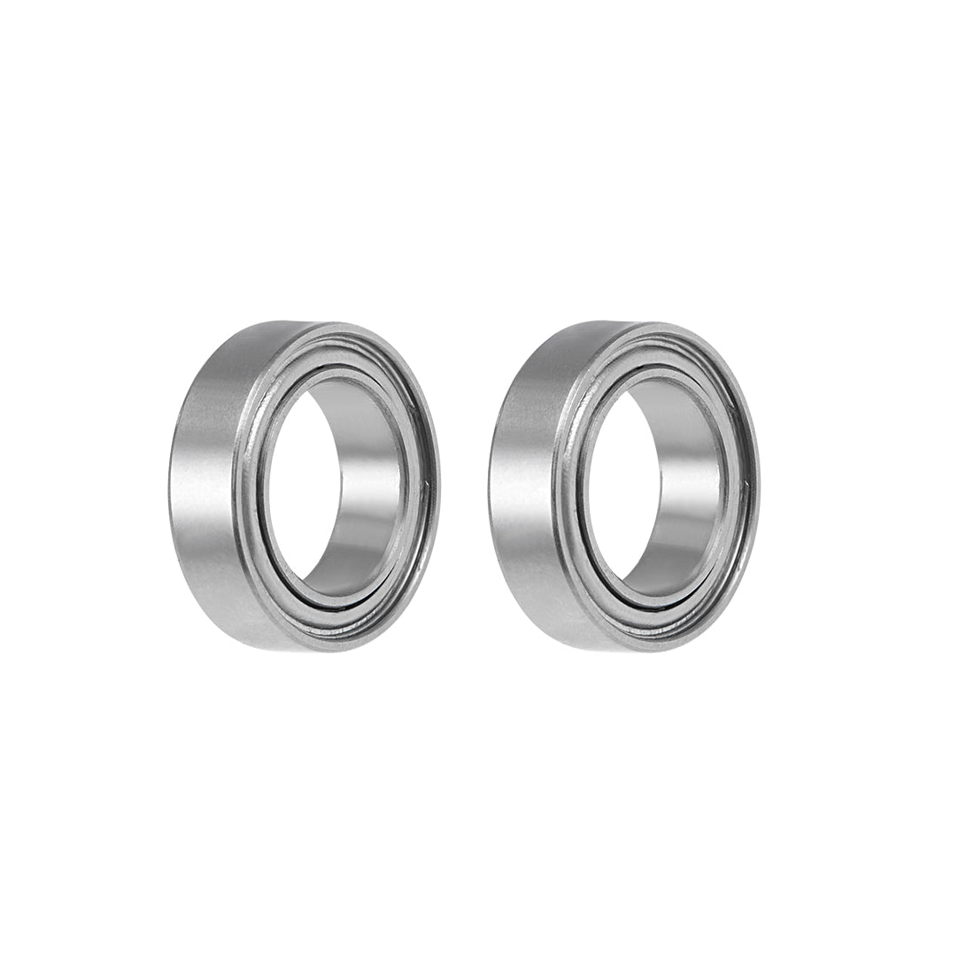 uxcell Uxcell SMR117ZZ Stainless Steel Ball Bearing 7x11x3mm Shielded MR117ZZ Bearings 2pcs