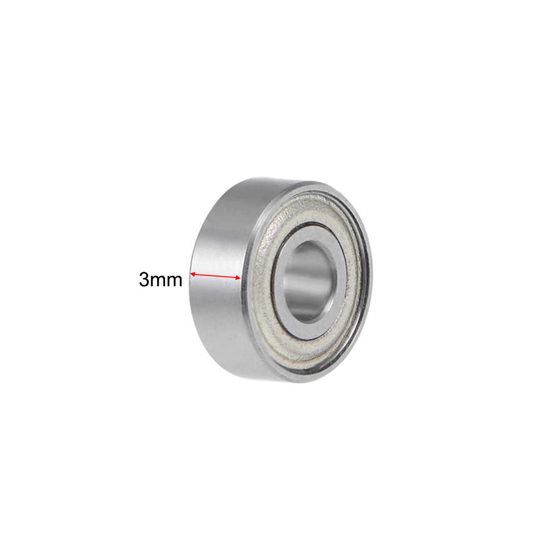 Harfington MR83ZZ Ball Bearing 3x8x3mm ABEC-1 Chrome Steel Bearings 5pcs