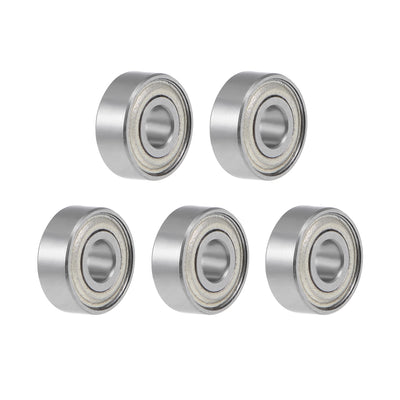 Harfington MR83ZZ Ball Bearing 3x8x3mm ABEC-1 Chrome Steel Bearings 5pcs