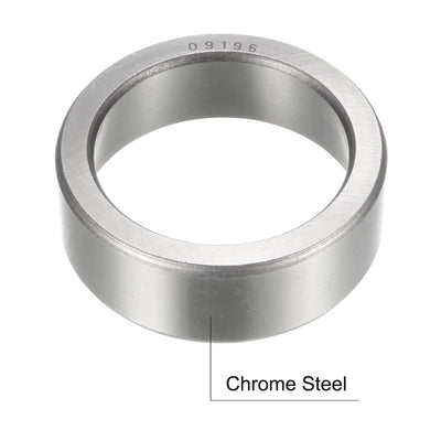 Harfington 09196 Tapered Roller Bearing Outer Race Cup 1.938" O.D., 0.6875" Width 2pcs