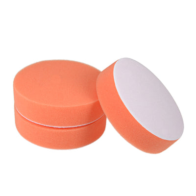 uxcell Uxcell 4" Buffing Sponge Pads, Drill Polishing Buffer Pad Disc, Hook and Loop Back 3pcs