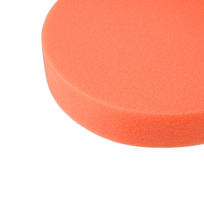 Harfington Uxcell 5" Buffing Sponge Pads, Drill Polishing Buffer Pad Disc Hook and Loop Back 5pcs