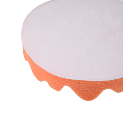 Harfington Uxcell 5" Buffing Sponge Pads, Drill Polishing Buffer Pad Disc, Hook and Loop Back 3pcs