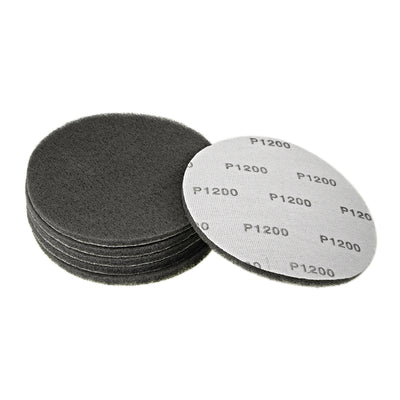 uxcell Uxcell Scrub Pad, 7-inch 1200-Grits Drill Power Brush Tile Scrubber Cleaning Scouring Pads Abrasive Buffing Pads 6pcs