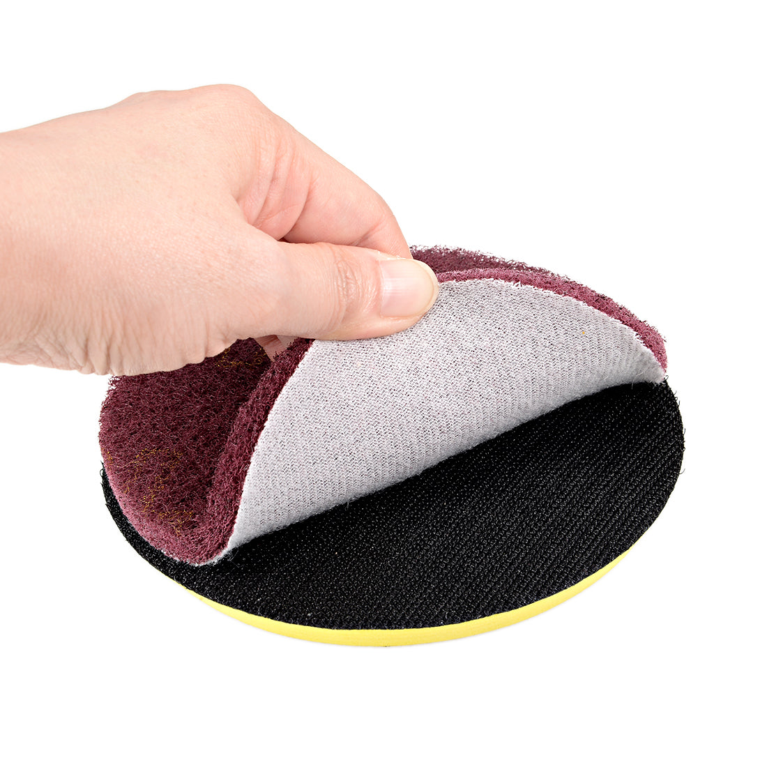 uxcell Uxcell Scrub Pad, 5-inch 320-400 Grits Drill Power Brush Tile Scrubber Cleaning Scouring Pads Abrasive Buffing Pads 6pcs