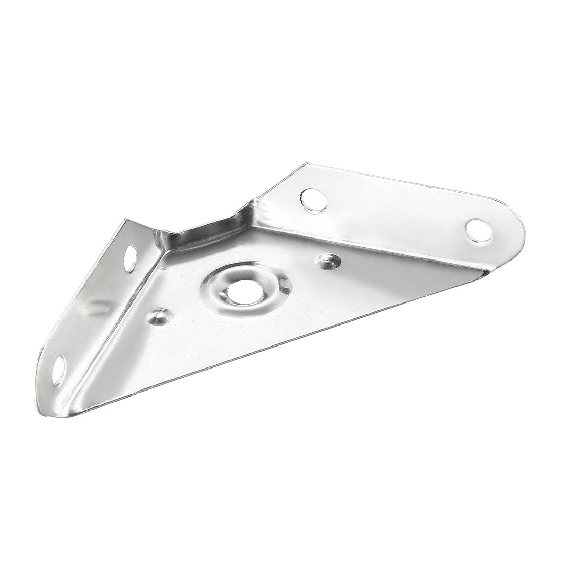 uxcell Uxcell Shelf Angle Bracket Joining Support Corner Brace, 71mm x 71mm,Stainless Steel Silver Tone, 4Pcs