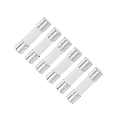 uxcell Uxcell Cartridge Fuses 4A 250V 5x20mm Slow Blow Audio Amplifier Ceramic 6pcs
