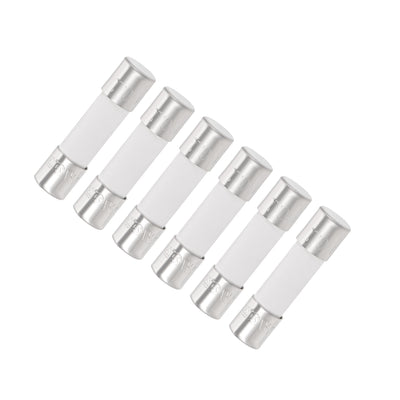 uxcell Uxcell Cartridge Fuses 10A 250V 5x20mm Slow Blow Audio Alarm Amplifier Ceramic 6pcs