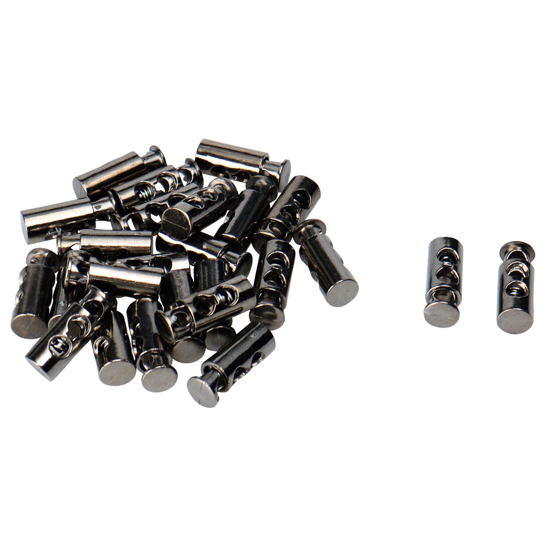 uxcell Uxcell 40pcs Plastic Spring Cord Locks Double Hole End Stoppers Fastener