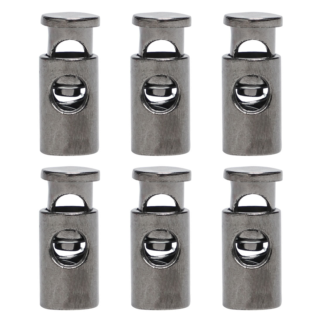 uxcell Uxcell 6pcs Plastic Cord Lock Stoppers Spring Toggle Fastener Organizer