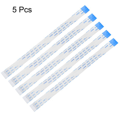 Harfington Uxcell Flexible Flat Cable, 20 Pins 0.5mm Pitch 150mm FPC FFC Flexible Ribbon Cable  for LCD TV Car Audio DVD Player Laptop 5Pcs (B Type)