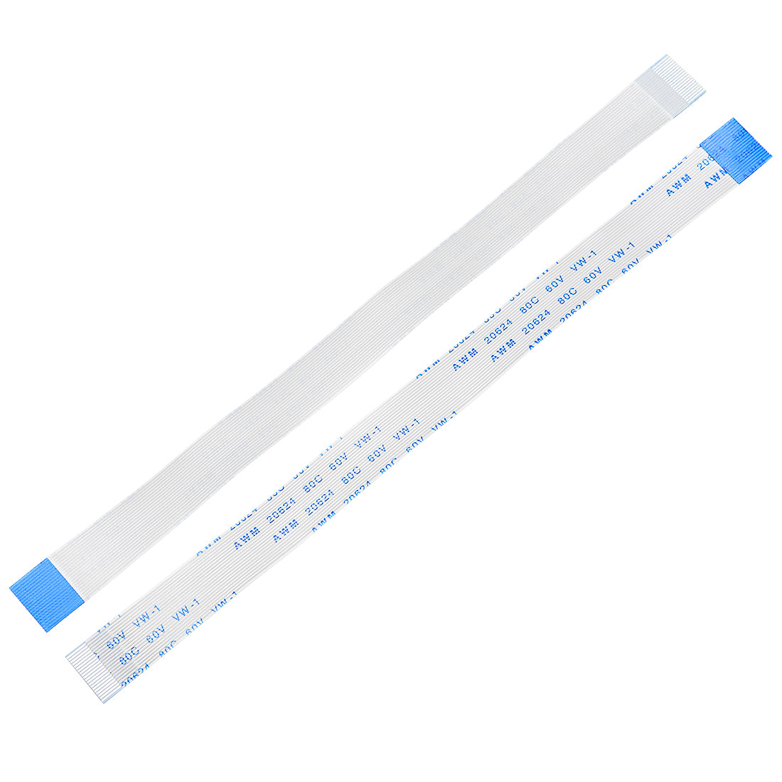 uxcell Uxcell Flexible Flat Cable, 20 Pins 0.5mm Pitch 150mm FPC FFC Flexible Ribbon Cable  for LCD TV Car Audio DVD Player Laptop 5Pcs (B Type)