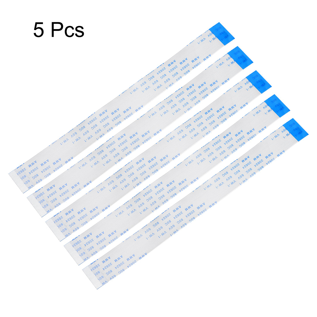 uxcell Uxcell Flexible Flat Cable, 28 Pins 0.5mm Pitch 150mm FPC FFC Flexible Ribbon Cable  for LCD TV Car Audio DVD Player Laptop 5Pcs (B Type)