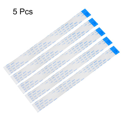 uxcell Uxcell Flexible Flat Cable, 28 Pins 0.5mm Pitch 150mm FPC FFC Flexible Ribbon Cable  for LCD TV Car Audio DVD Player Laptop 5Pcs (B Type)