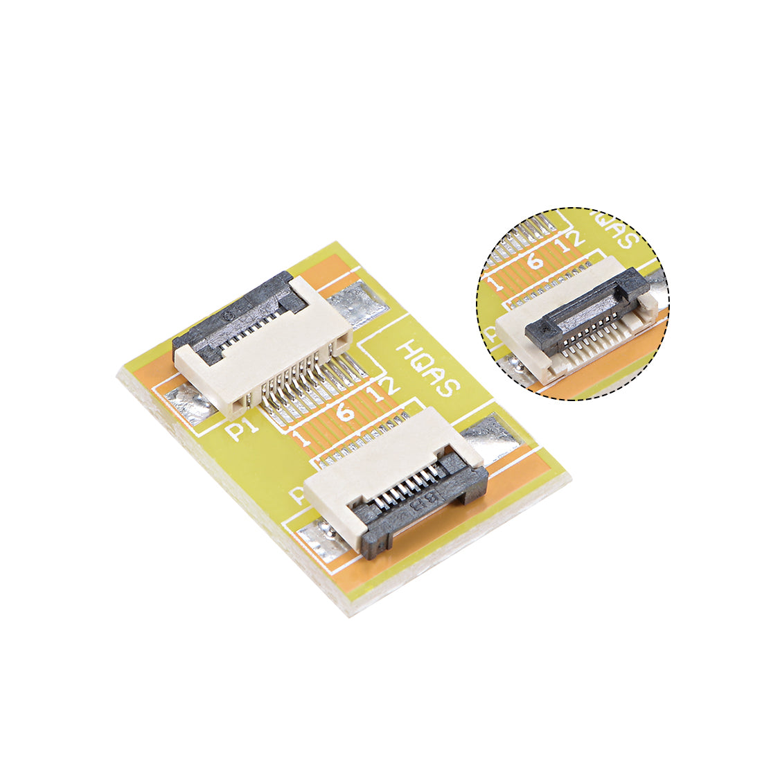 Harfington 0.5mm Pitch 8 Pin to 8 Pin Extension Connector Aapter for FFC FPC Cable Extend ZIP HDD