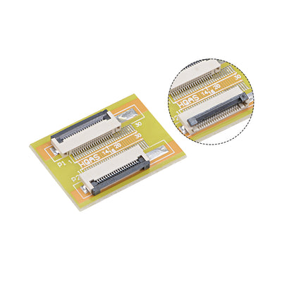 Harfington 0.5mm Pitch 20 Pin to 20 Pin Extension Connector Aapter for FFC FPC Cable Extend ZIP HDD