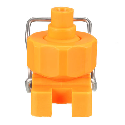 Harfington Spray Nozzle, Adjustable Ball Flat Fan Full Cone Clamp Clip Nozzle Watering Irrigation