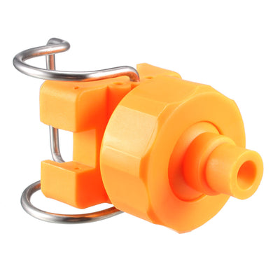 Harfington Spray Nozzle, Adjustable Ball Flat Fan Full Cone Clamp Clip Nozzle Watering Irrigation