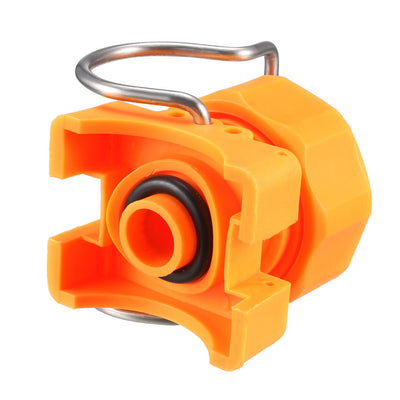 Harfington Spray Nozzle, Adjustable Ball Flat Fan Full Cone Clamp Clip Nozzle Watering Irrigation