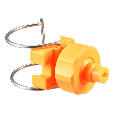 Harfington Spray Nozzle, Adjustable Ball Flat Fan Full Cone Clamp Clip Nozzle Watering Irrigation