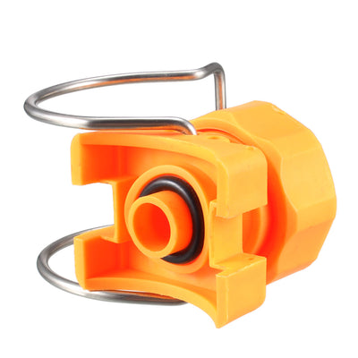 Harfington Spray Nozzle, Adjustable Ball Flat Fan Full Cone Clamp Clip Nozzle Watering Irrigation
