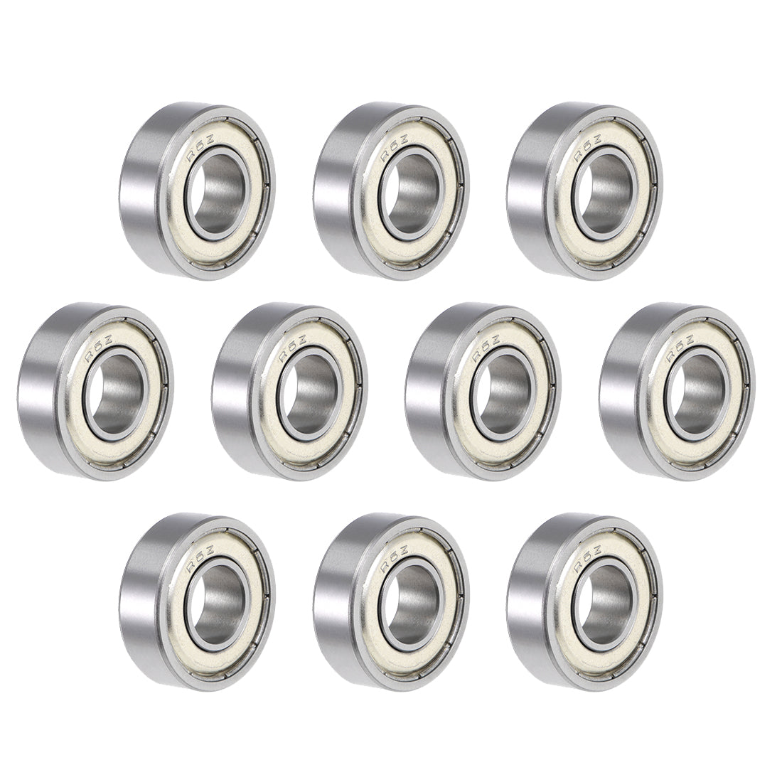 Harfington R6ZZ Ball Bearing 3/8"x7/8"x9/32" Double Shielded ABEC-5 Bearings 10pcs