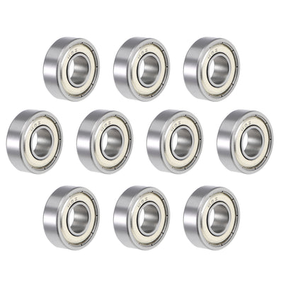 Harfington R6ZZ Ball Bearing 3/8"x7/8"x9/32" Double Shielded ABEC-5 Bearings 10pcs