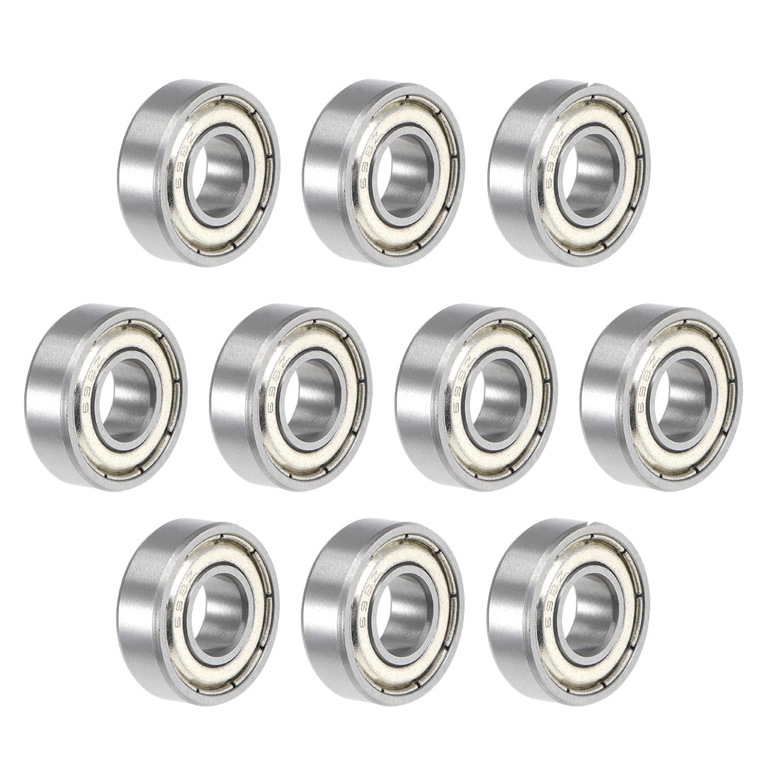 uxcell Uxcell Deep Groove Ball Bearing Double Shielded ABEC-3 Bearings