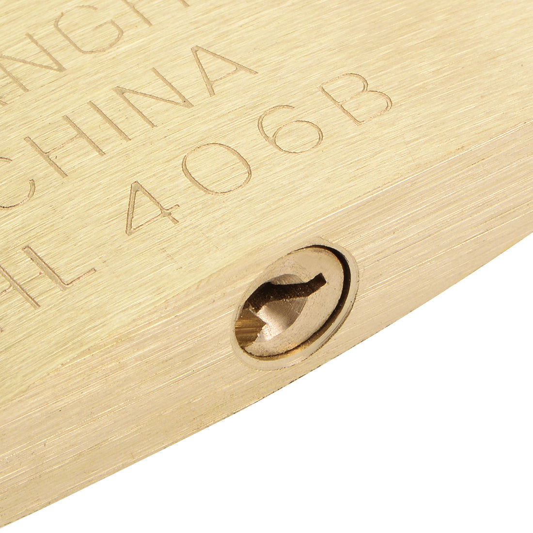 uxcell Uxcell Brass Padlock, Keyed Different, 60mm Wide Brushed Long Harden Shackle