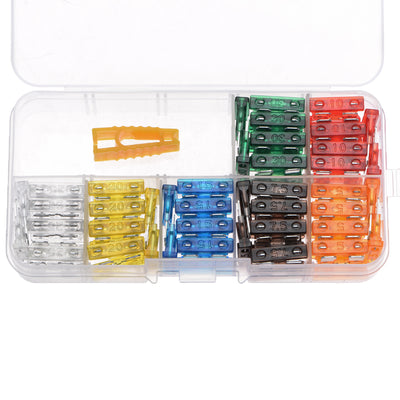 Harfington Uxcell Mini Blade Fuses 32V 5A 7.5A 10A 15A 20A 25A 30A for Truck 70pcs