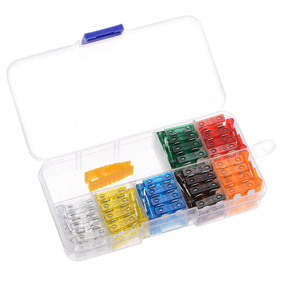 uxcell Uxcell Mini Blade Fuses 32V 5A 7.5A 10A 15A 20A 25A 30A for Truck 70pcs