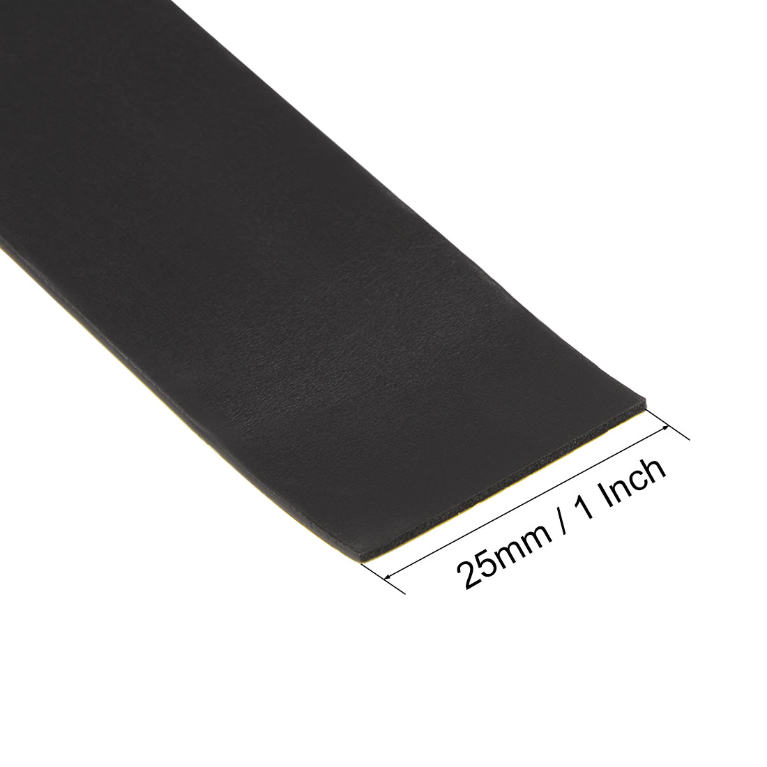 uxcell Uxcell 2 Pcs Dry Erase  Magnetic Strip 1 Inch x 3.3 Feet Magnetical Sheet Labels Stickers Writable Yellow For Whiteboards Refrigerator and Crafts