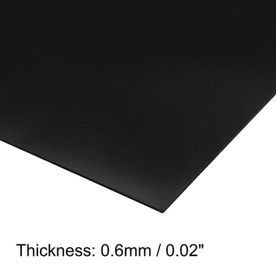 Harfington Uxcell 2 Pcs Dry Erase  Magnetic Strip 11.7" x 8" Magnetical Sheet Labels Stickers Writable Black For Whiteboards Refrigerator and Crafts