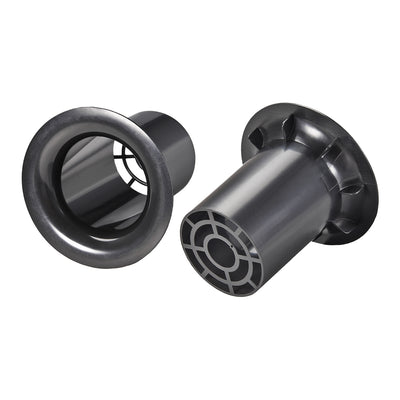 uxcell Uxcell 86mm x 91mm Speaker Port Tube Subwoofer Bass Reflex Tube Bass Woofer Box 2pcs