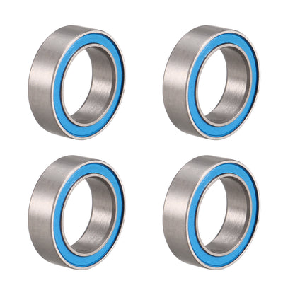 Harfington MR128-2RS Ball Bearing 8x12x3.5mm Double Sealed ABEC-3 Bearings 4pcs
