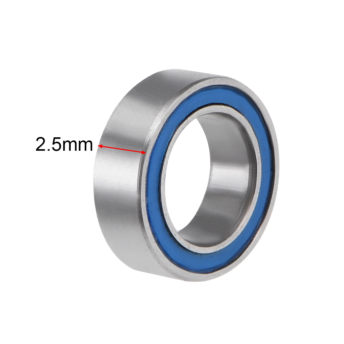 Harfington MR85-2RS Ball Bearing 5x8x2.5mm Double Sealed ABEC-3 Bearings 4pcs