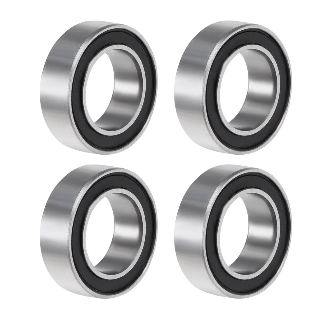 Harfington MR106-2RS Ball Bearing 6x10x3mm Double Sealed ABEC-3 Bearings 4pcs