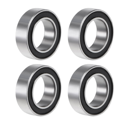 Harfington MR106-2RS Ball Bearing 6x10x3mm Double Sealed ABEC-3 Bearings 4pcs