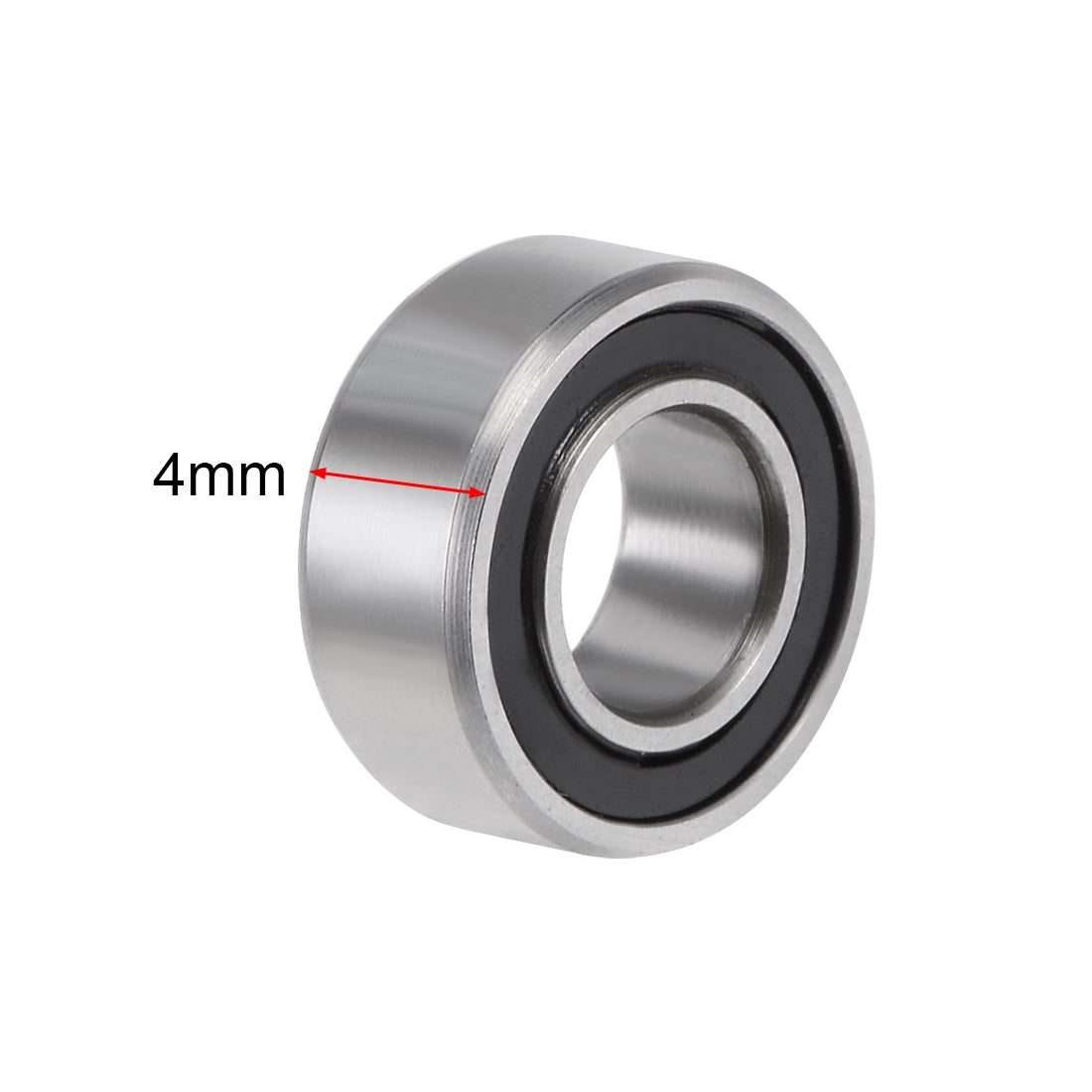 Harfington MR105-2RS Ball Bearing 5x10x4mm Double Sealed ABEC-3 Bearings 5pcs